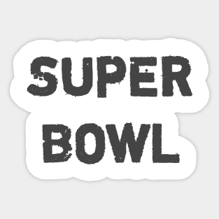 Super Bowl Tshirt Sticker